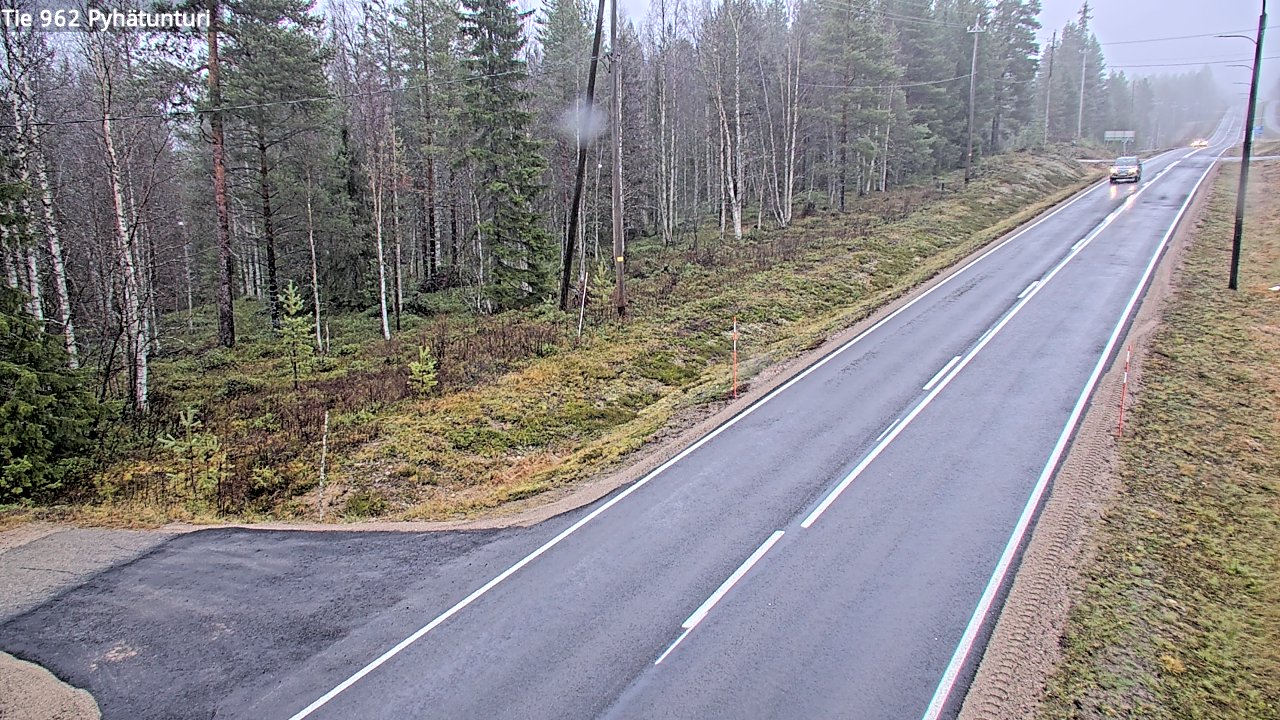 Kelikamerat Kuva Tie 962 Pelkosenniemi Pyhätunturi, Pelkosenniemi, Lappi