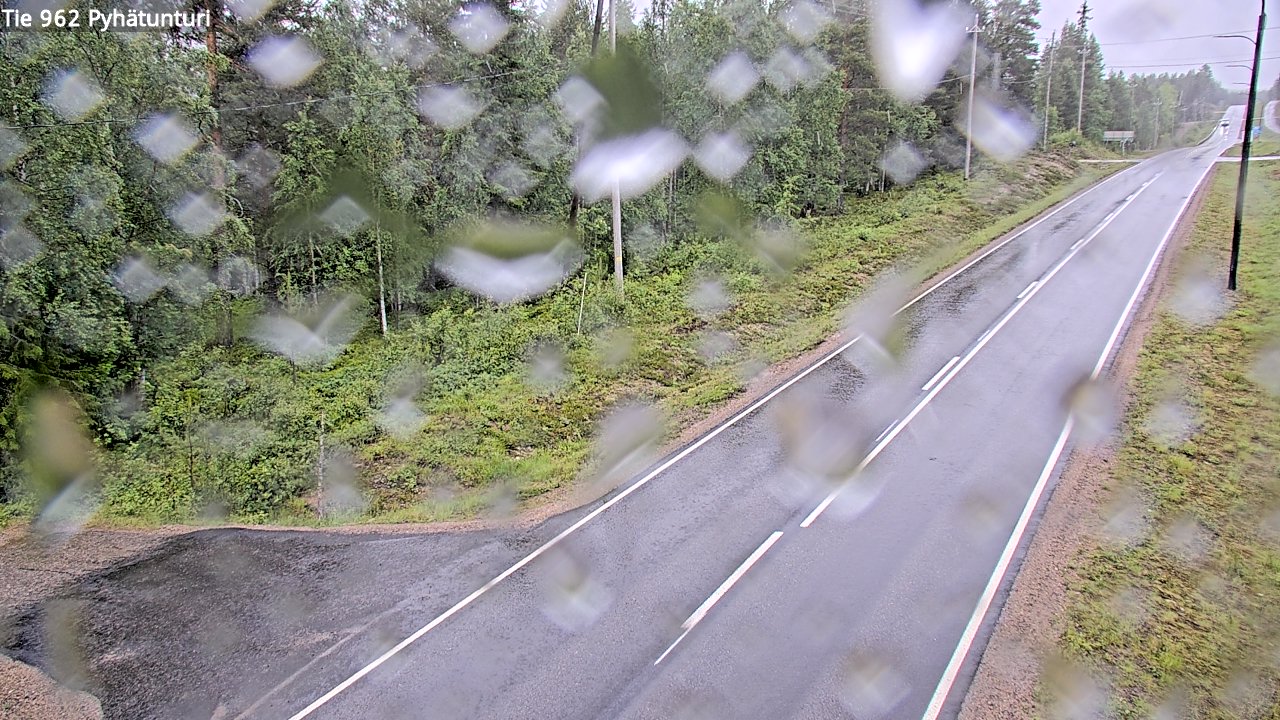Weather Camera Image Road 962 Pelkosenniemi Pyhätunturi, Pelkosenniemi, Lappi