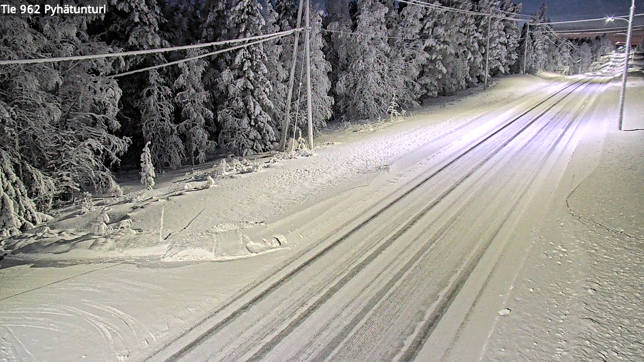 Kelikamerat Kuva Tie 962 Pelkosenniemi Pyhätunturi, Pelkosenniemi, Lappi
