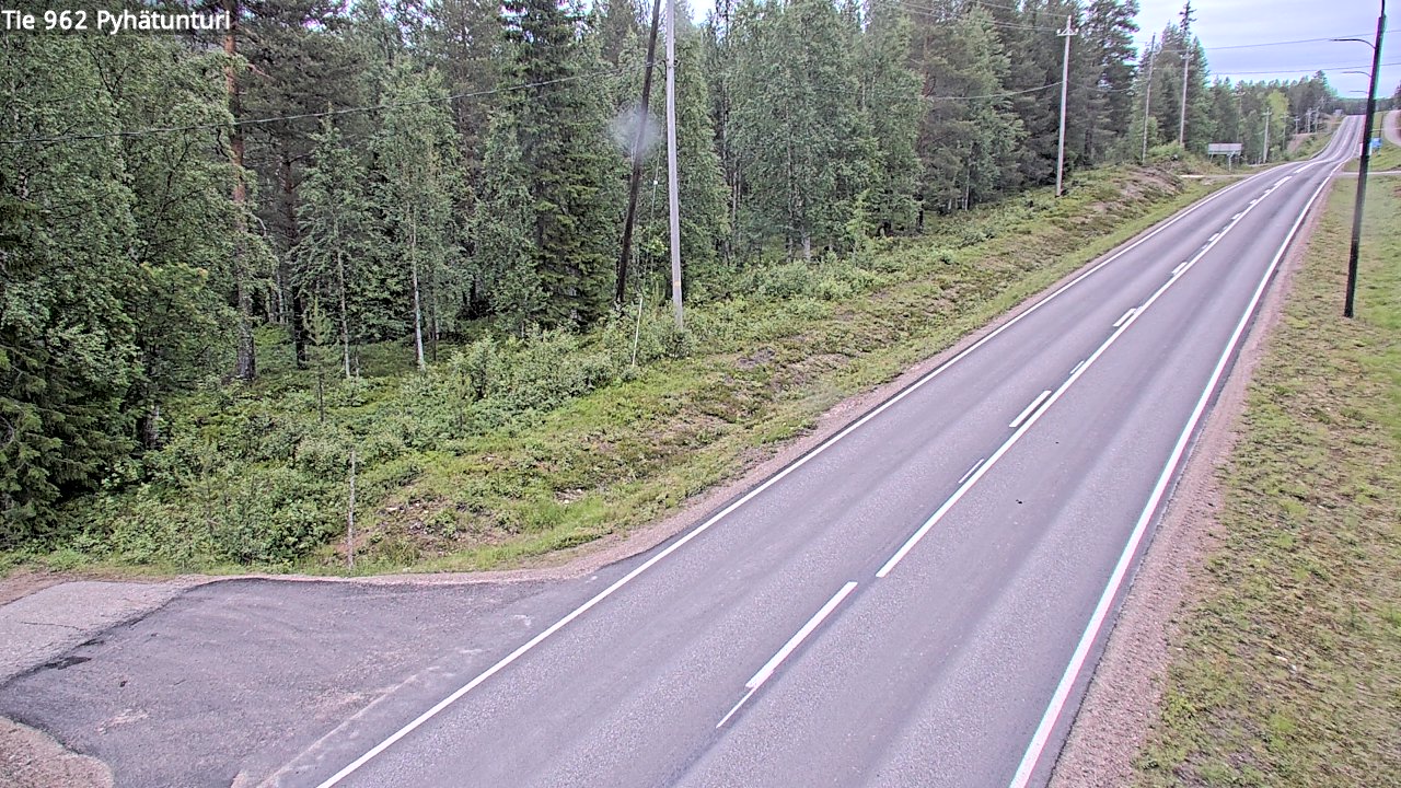 Kelikamerat Kuva Tie 962 Pelkosenniemi Pyhätunturi, Pelkosenniemi, Lappi
