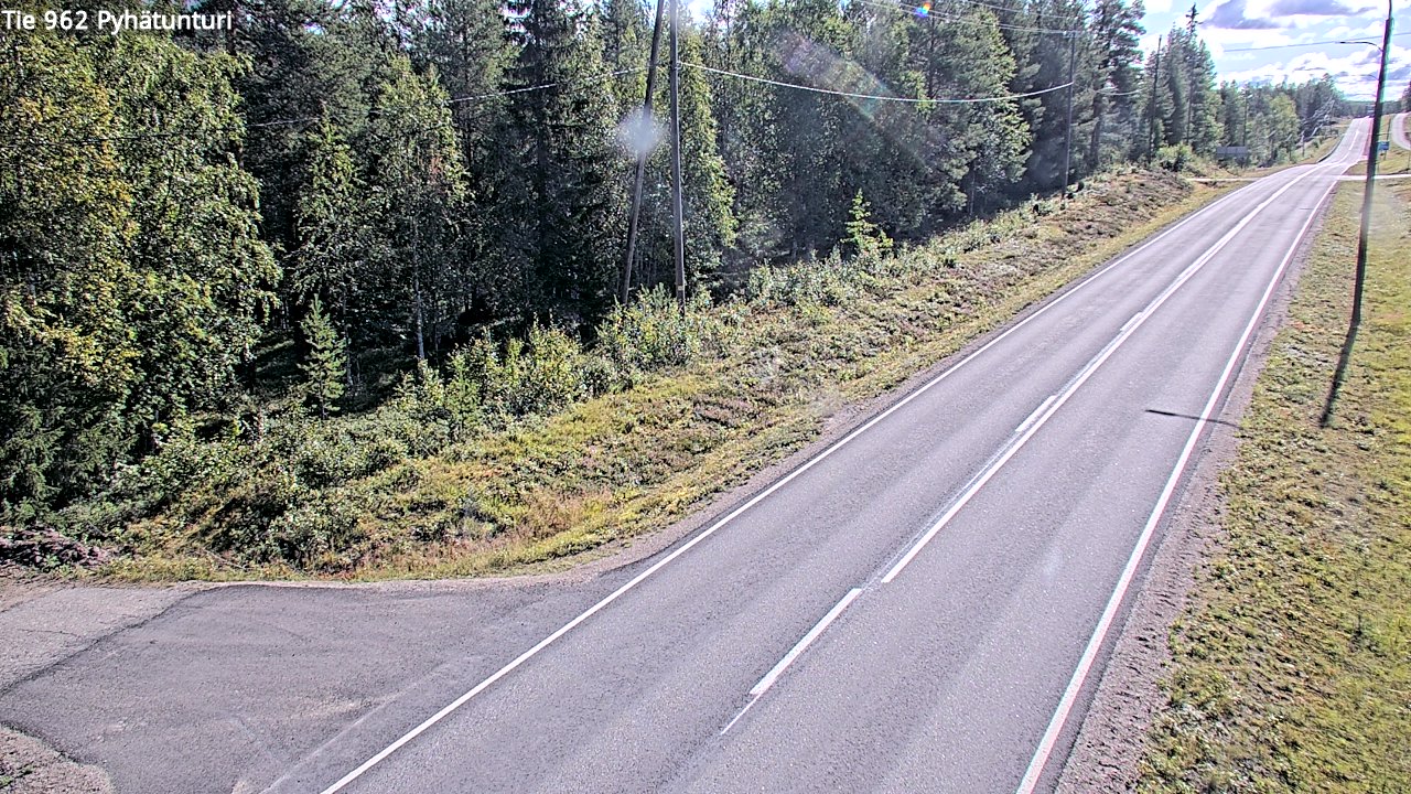 Kelikamerat Kuva Tie 962 Pelkosenniemi Pyhätunturi, Pelkosenniemi, Lappi