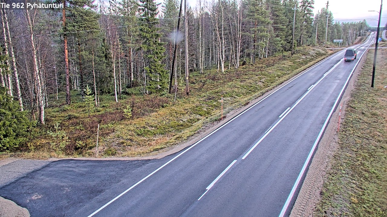 Kelikamerat Kuva Tie 962 Pelkosenniemi Pyhätunturi, Pelkosenniemi, Lappi