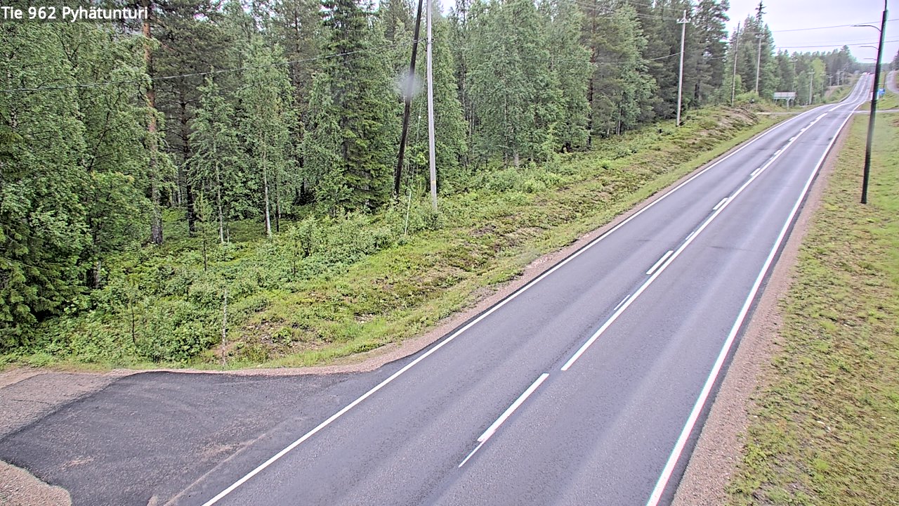 Kelikamerat Kuva Tie 962 Pelkosenniemi Pyhätunturi, Pelkosenniemi, Lappi