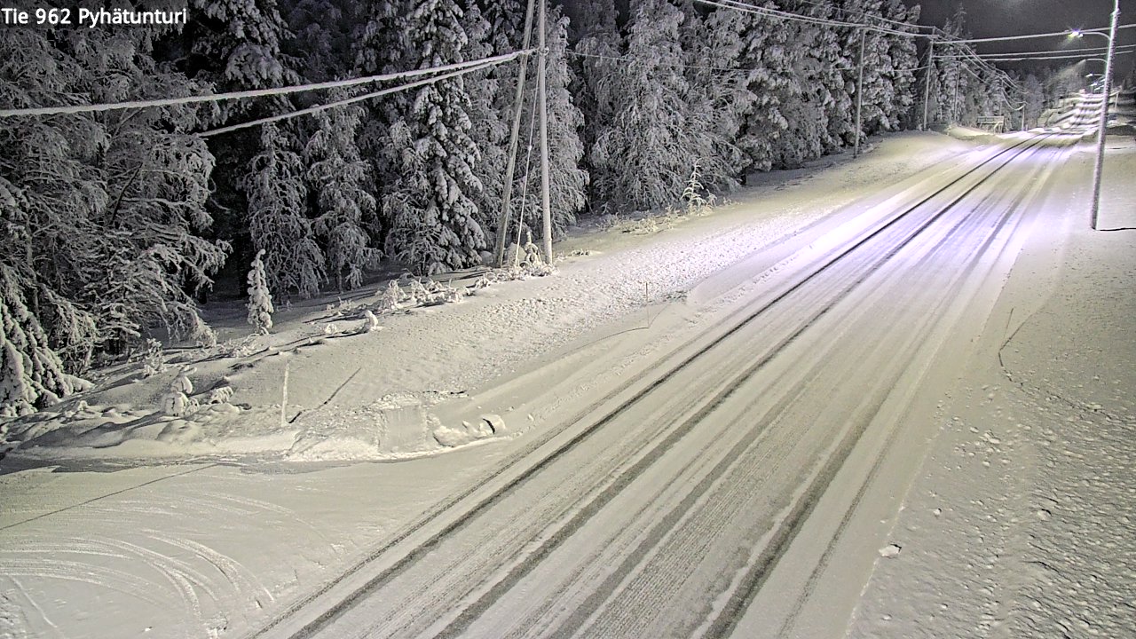 Kelikamerat Kuva Tie 962 Pelkosenniemi Pyhätunturi, Pelkosenniemi, Lappi