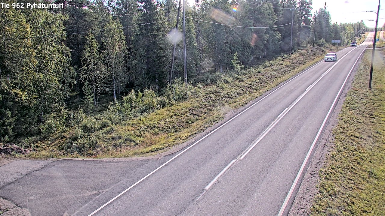 Kelikamerat Kuva Tie 962 Pelkosenniemi Pyhätunturi, Pelkosenniemi, Lappi