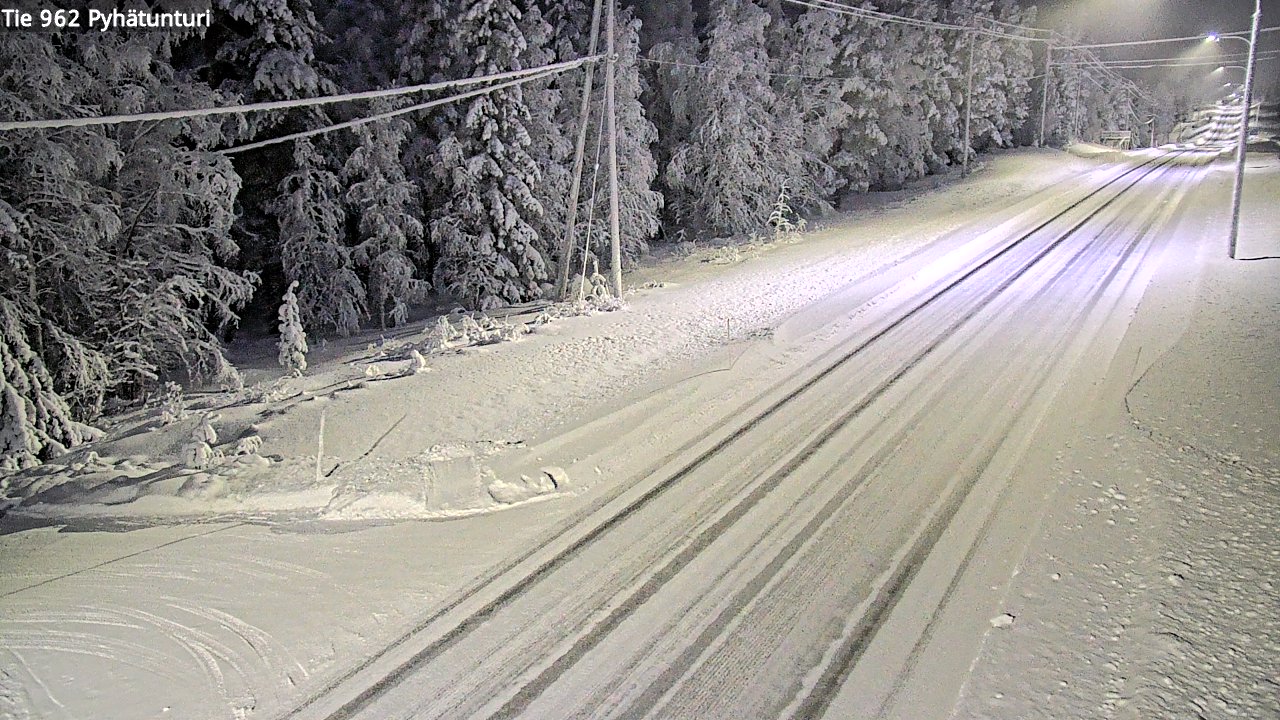 Kelikamerat Kuva Tie 962 Pelkosenniemi Pyhätunturi, Pelkosenniemi, Lappi