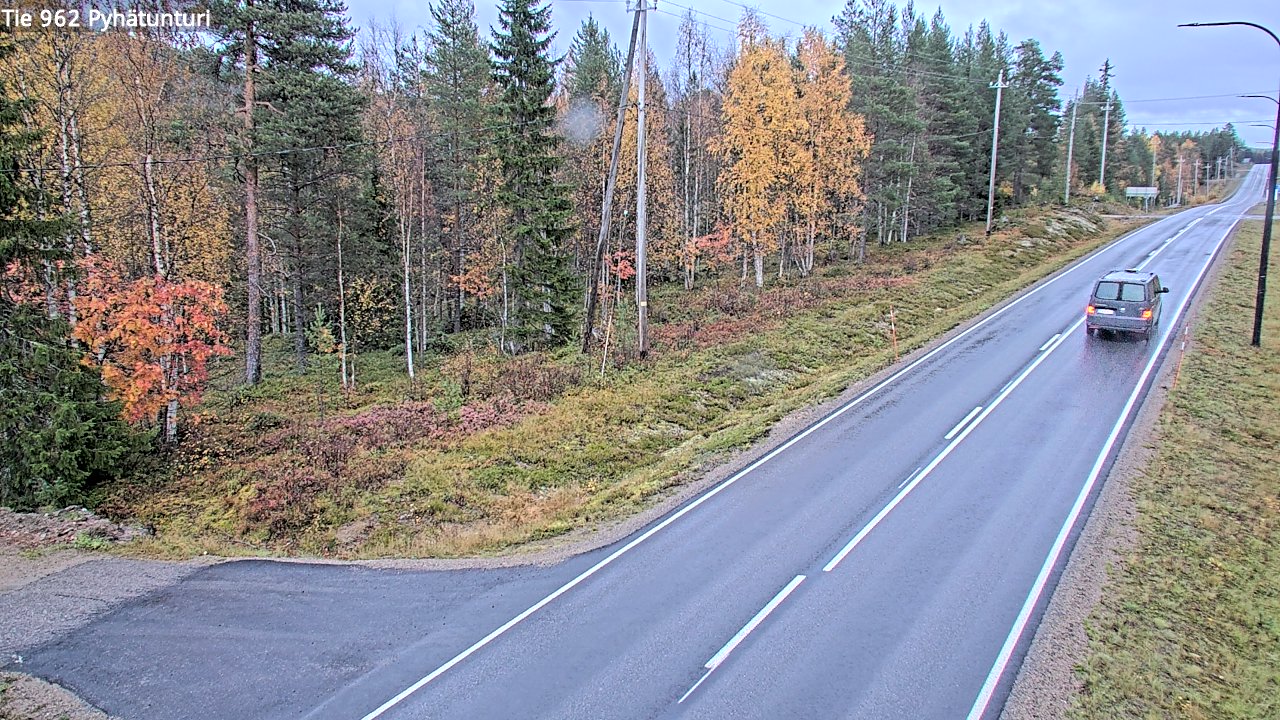 Kelikamerat Kuva Tie 962 Pelkosenniemi Pyhätunturi, Pelkosenniemi, Lappi
