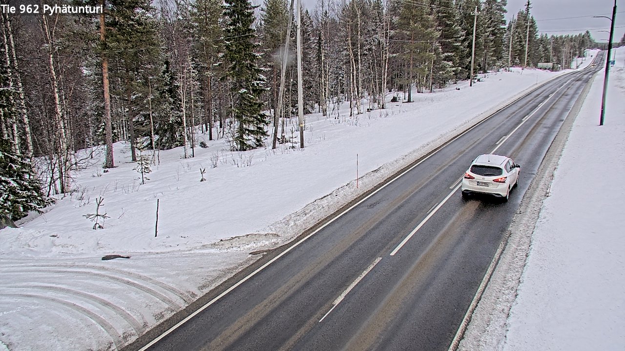 Kelikamerat Kuva Tie 962 Pelkosenniemi Pyhätunturi, Pelkosenniemi, Lappi