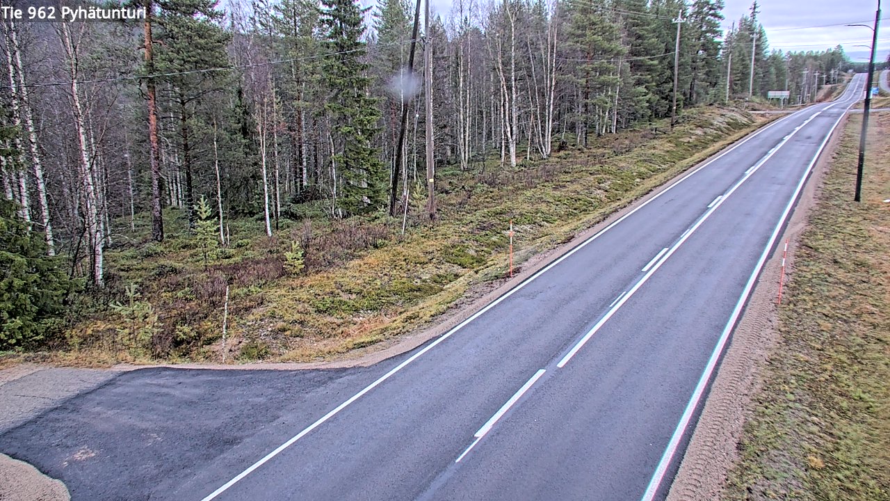 Kelikamerat Kuva Tie 962 Pelkosenniemi Pyhätunturi, Pelkosenniemi, Lappi