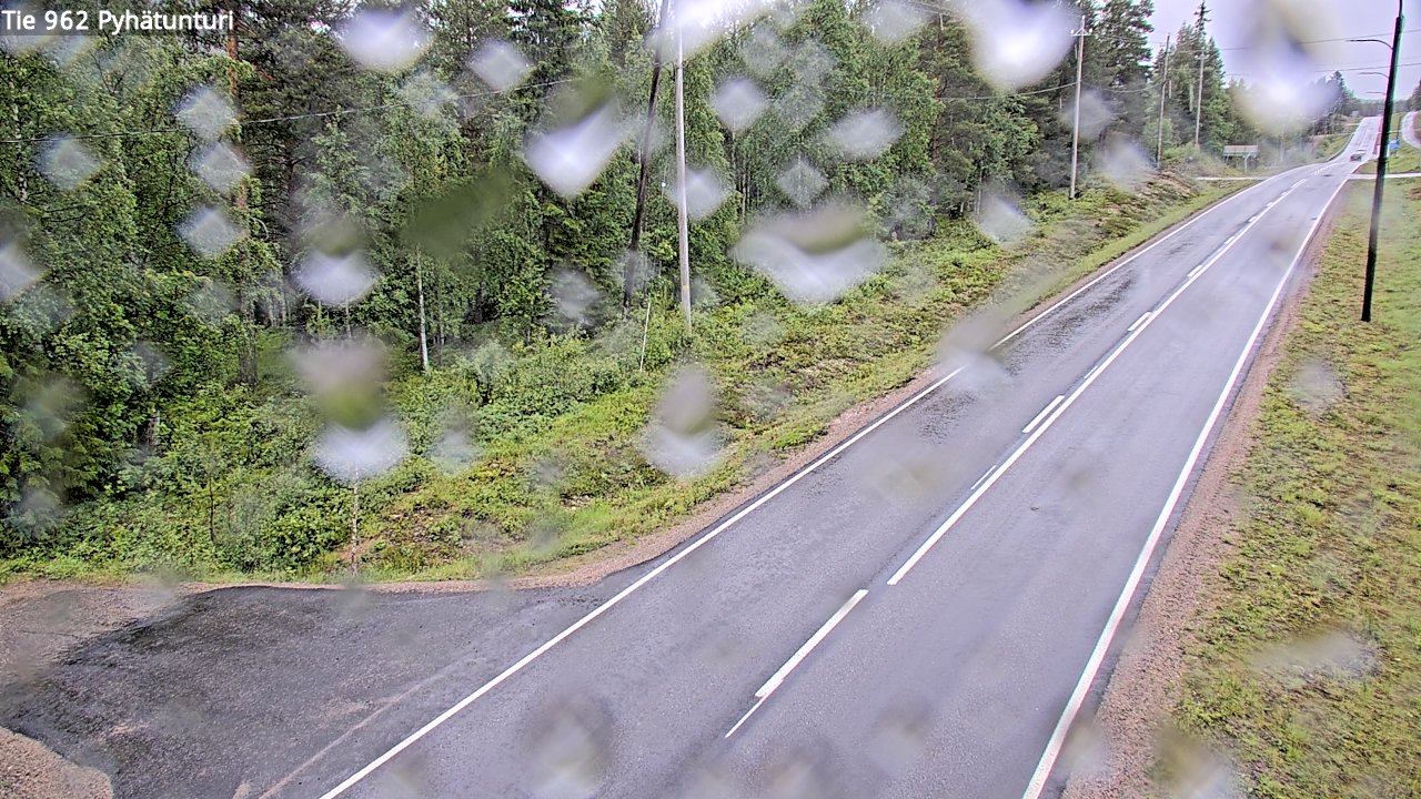Weather Camera Image Road 962 Pelkosenniemi Pyhätunturi, Pelkosenniemi, Lappi