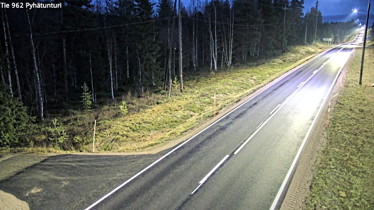 Kelikamerat Kuva Tie 962 Pelkosenniemi Pyhätunturi, Pelkosenniemi, Lappi