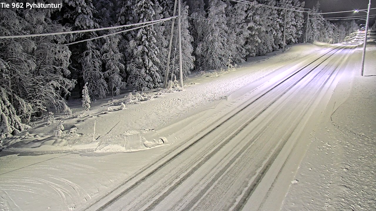 Kelikamerat Kuva Tie 962 Pelkosenniemi Pyhätunturi, Pelkosenniemi, Lappi