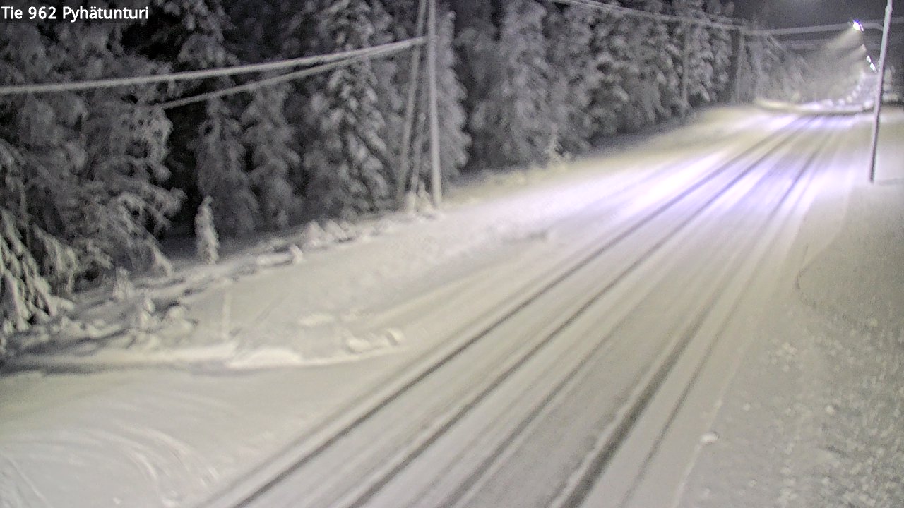 Kelikamerat Kuva Tie 962 Pelkosenniemi Pyhätunturi, Pelkosenniemi, Lappi