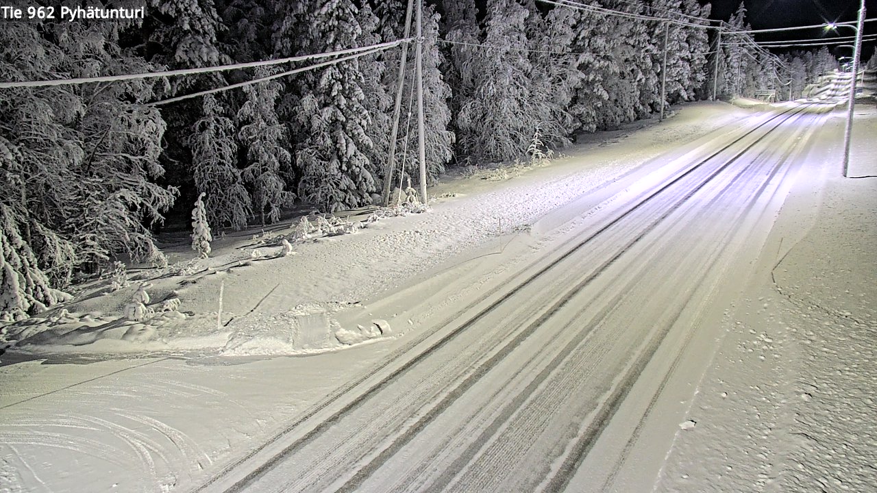 Kelikamerat Kuva Tie 962 Pelkosenniemi Pyhätunturi, Pelkosenniemi, Lappi