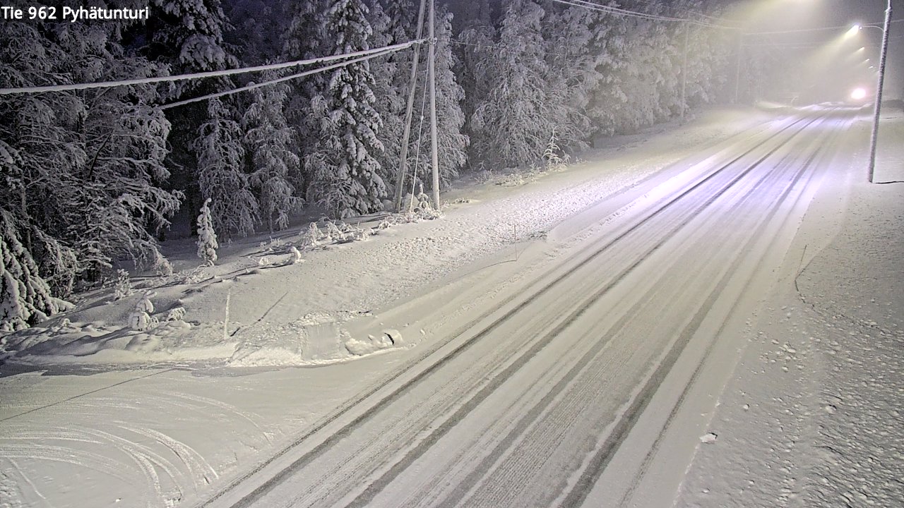 Kelikamerat Kuva Tie 962 Pelkosenniemi Pyhätunturi, Pelkosenniemi, Lappi