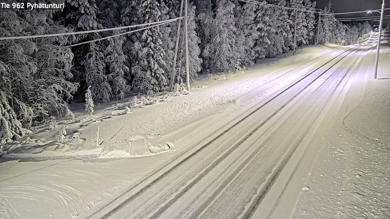 Kelikamerat Kuva Tie 962 Pelkosenniemi Pyhätunturi, Pelkosenniemi, Lappi