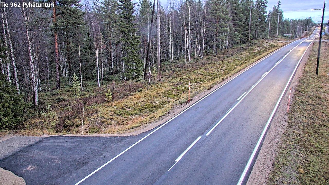 Kelikamerat Kuva Tie 962 Pelkosenniemi Pyhätunturi, Pelkosenniemi, Lappi