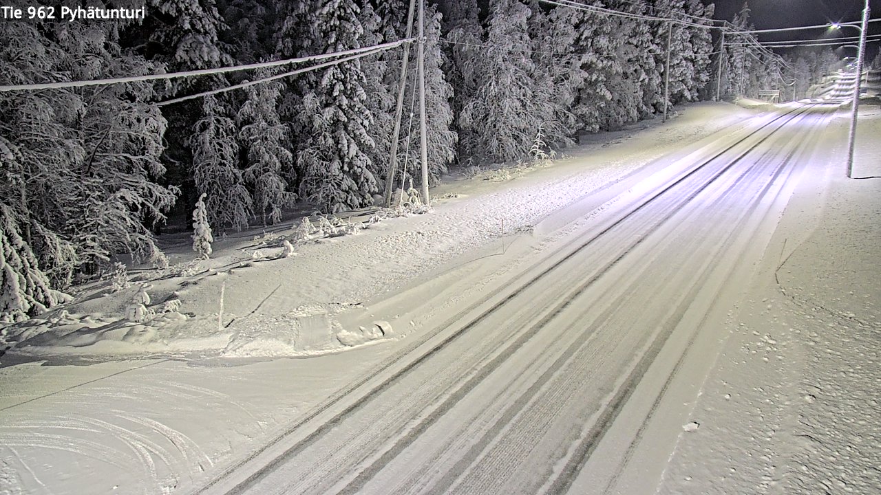 Kelikamerat Kuva Tie 962 Pelkosenniemi Pyhätunturi, Pelkosenniemi, Lappi