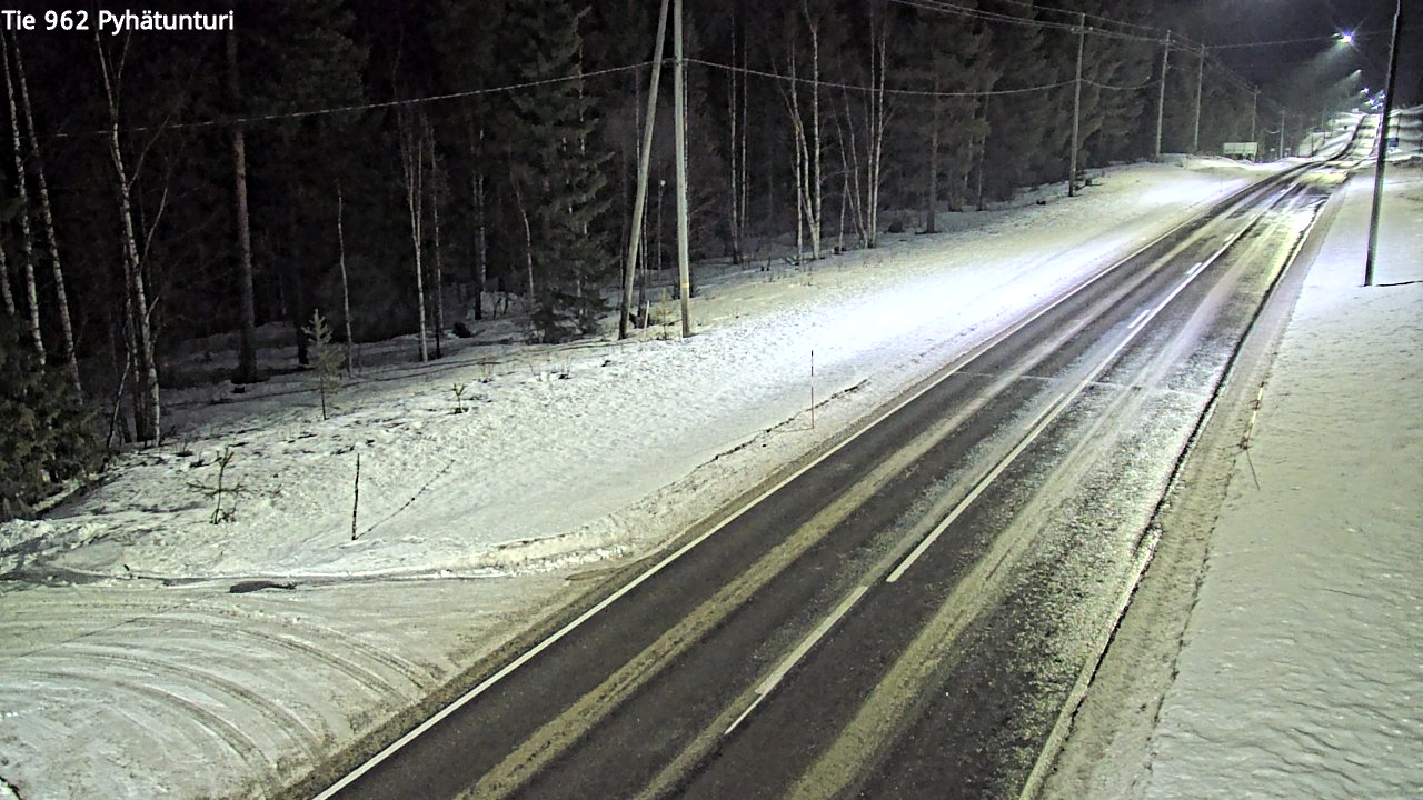 Kelikamerat Kuva Tie 962 Pelkosenniemi Pyhätunturi, Pelkosenniemi, Lappi