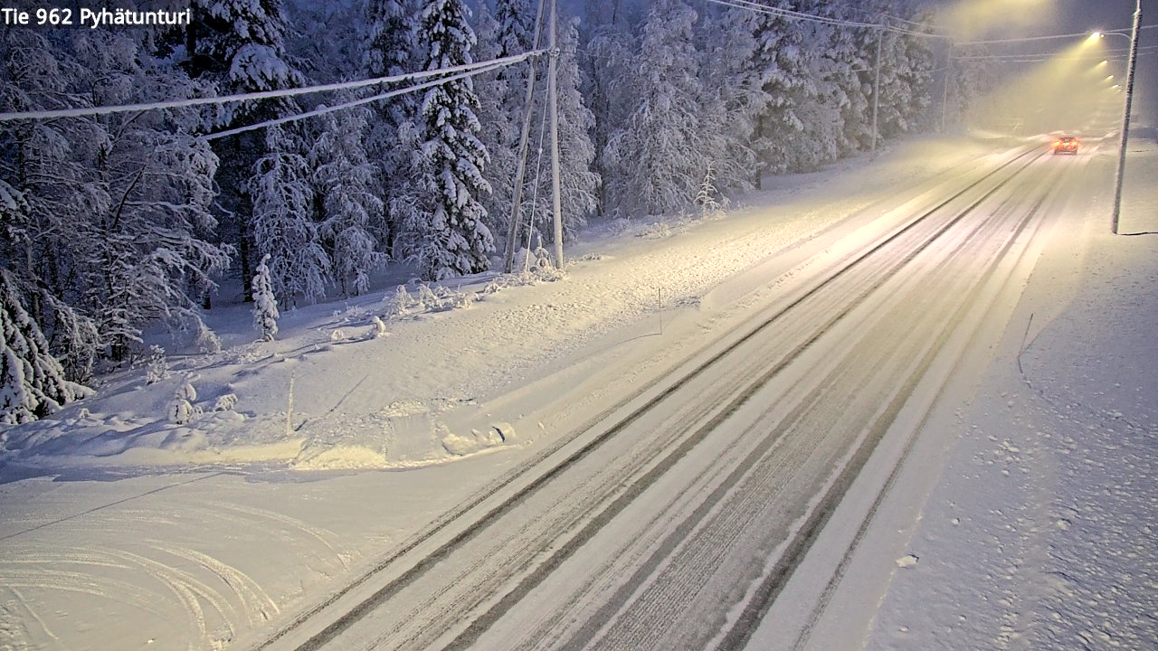 Kelikamerat Kuva Tie 962 Pelkosenniemi Pyhätunturi, Pelkosenniemi, Lappi
