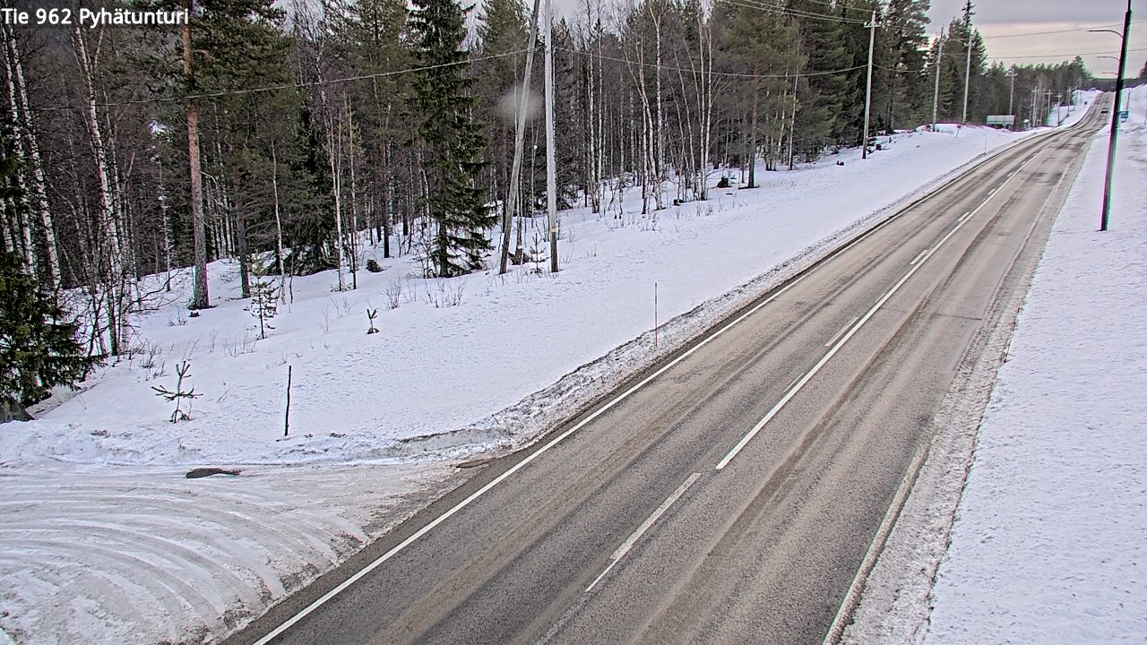 Kelikamerat Kuva Tie 962 Pelkosenniemi Pyhätunturi, Pelkosenniemi, Lappi