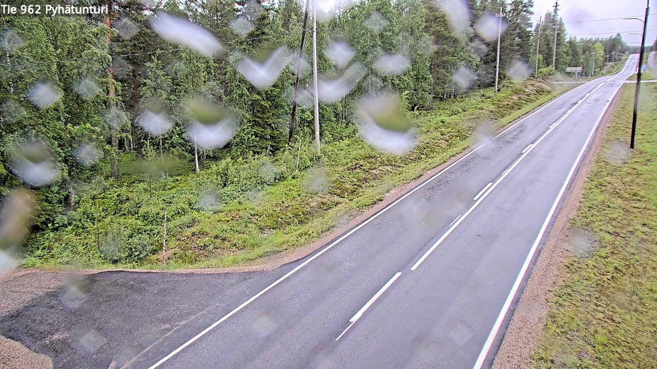 Weather Camera Image Road 962 Pelkosenniemi Pyhätunturi, Pelkosenniemi, Lappi