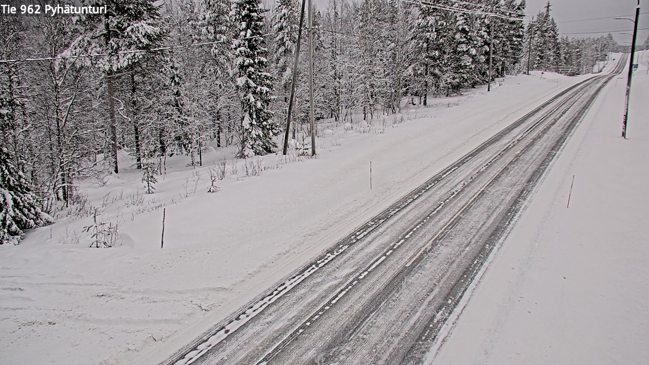 Kelikamerat Kuva Tie 962 Pelkosenniemi Pyhätunturi, Pelkosenniemi, Lappi