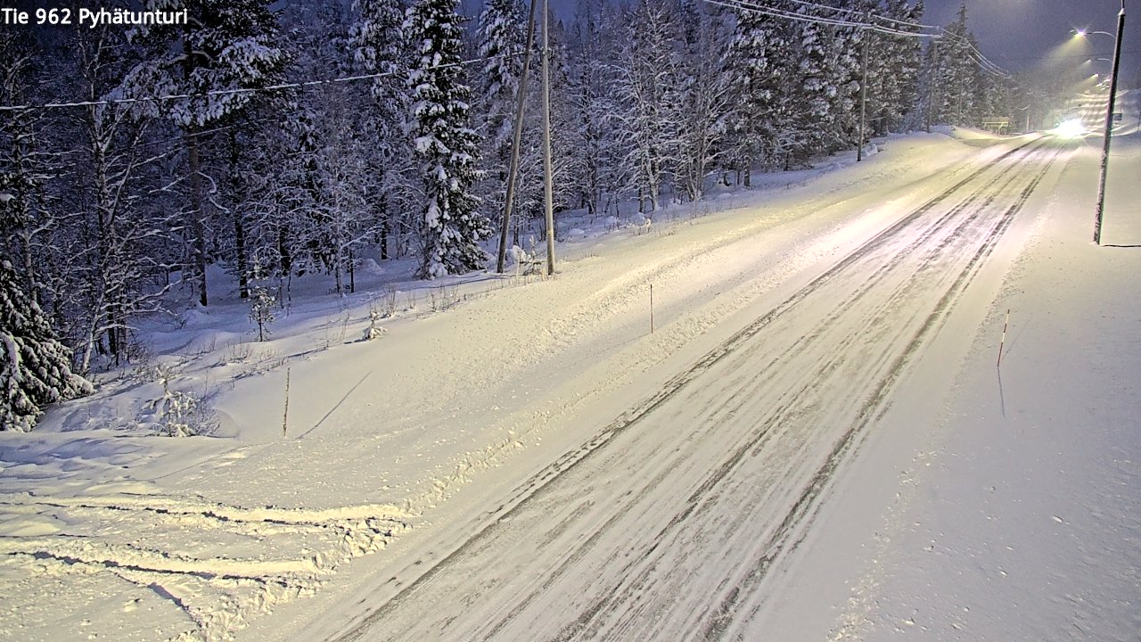Kelikamerat Kuva Tie 962 Pelkosenniemi Pyhätunturi, Pelkosenniemi, Lappi