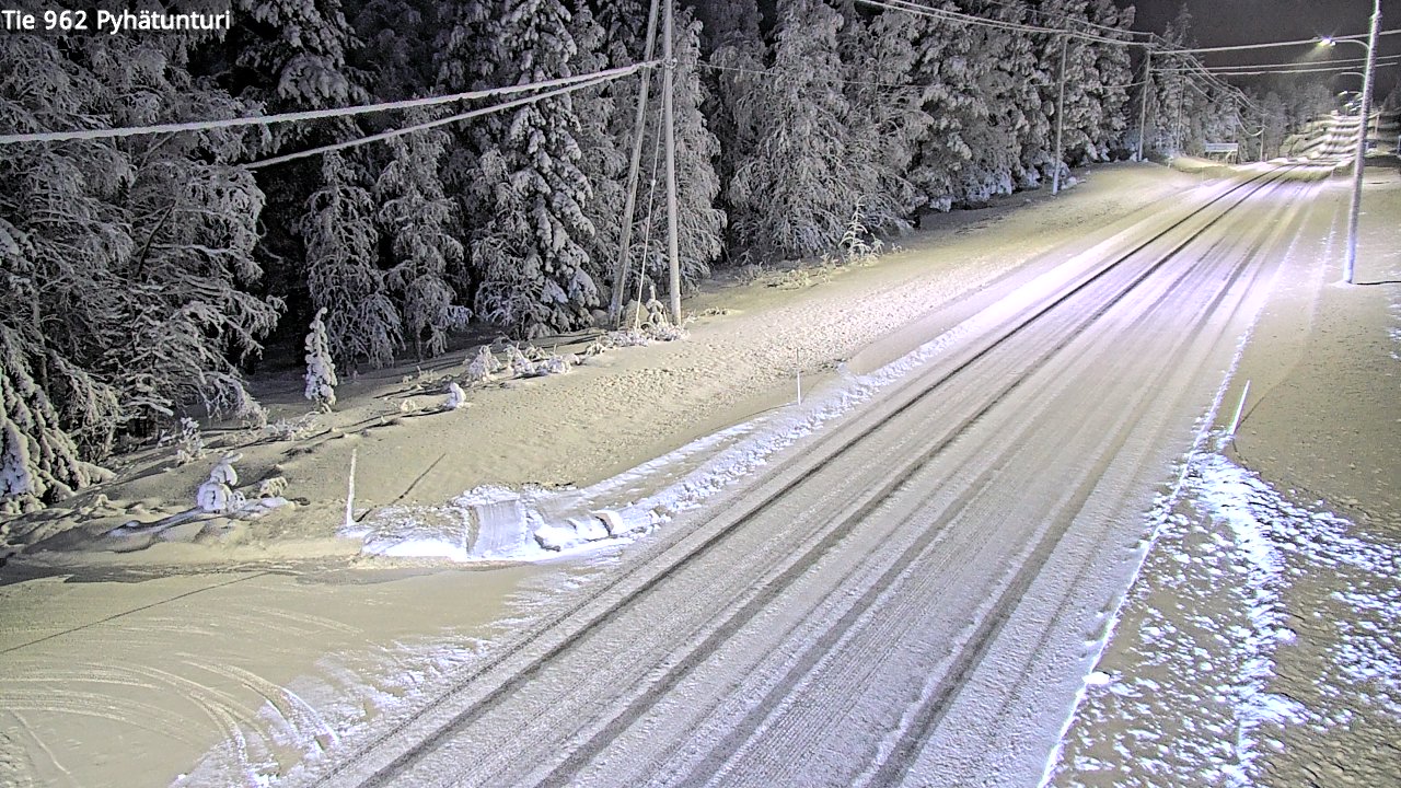 Kelikamerat Kuva Tie 962 Pelkosenniemi Pyhätunturi, Pelkosenniemi, Lappi