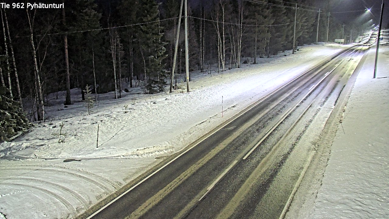 Kelikamerat Kuva Tie 962 Pelkosenniemi Pyhätunturi, Pelkosenniemi, Lappi