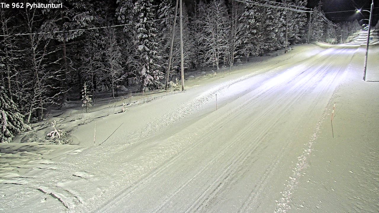 Kelikamerat Kuva Tie 962 Pelkosenniemi Pyhätunturi, Pelkosenniemi, Lappi