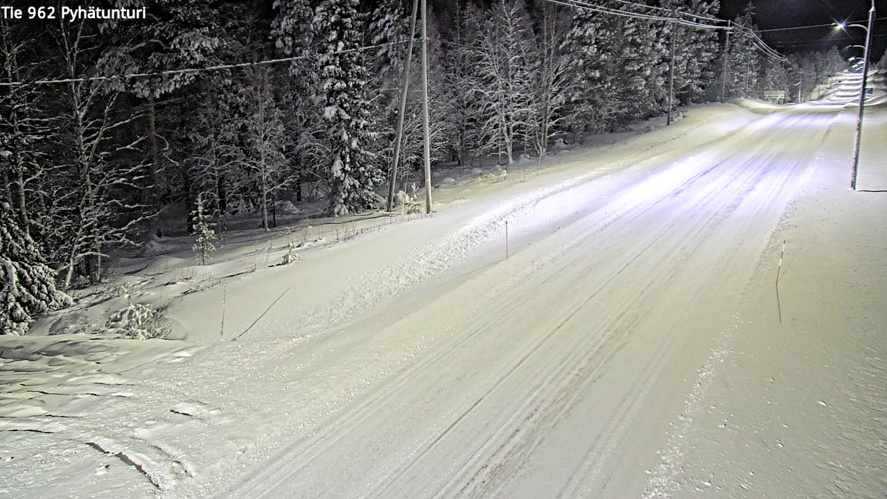 Kelikamerat Kuva Tie 962 Pelkosenniemi Pyhätunturi, Pelkosenniemi, Lappi