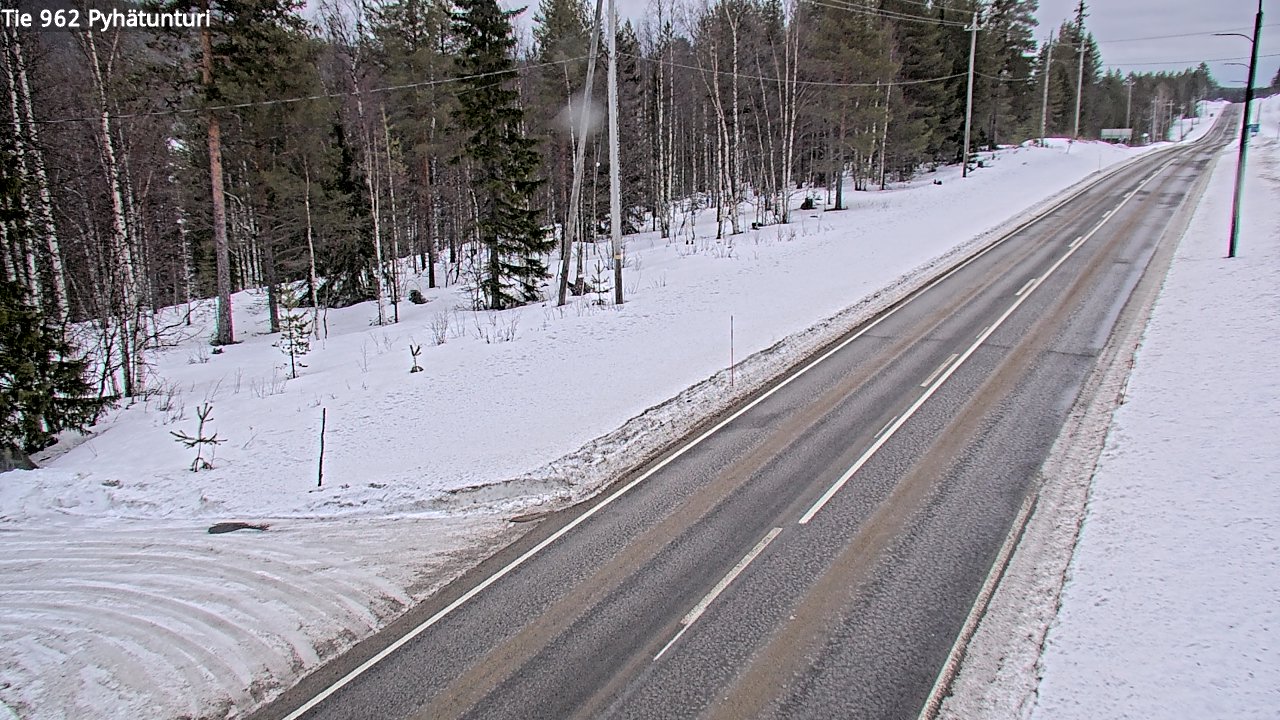Kelikamerat Kuva Tie 962 Pelkosenniemi Pyhätunturi, Pelkosenniemi, Lappi