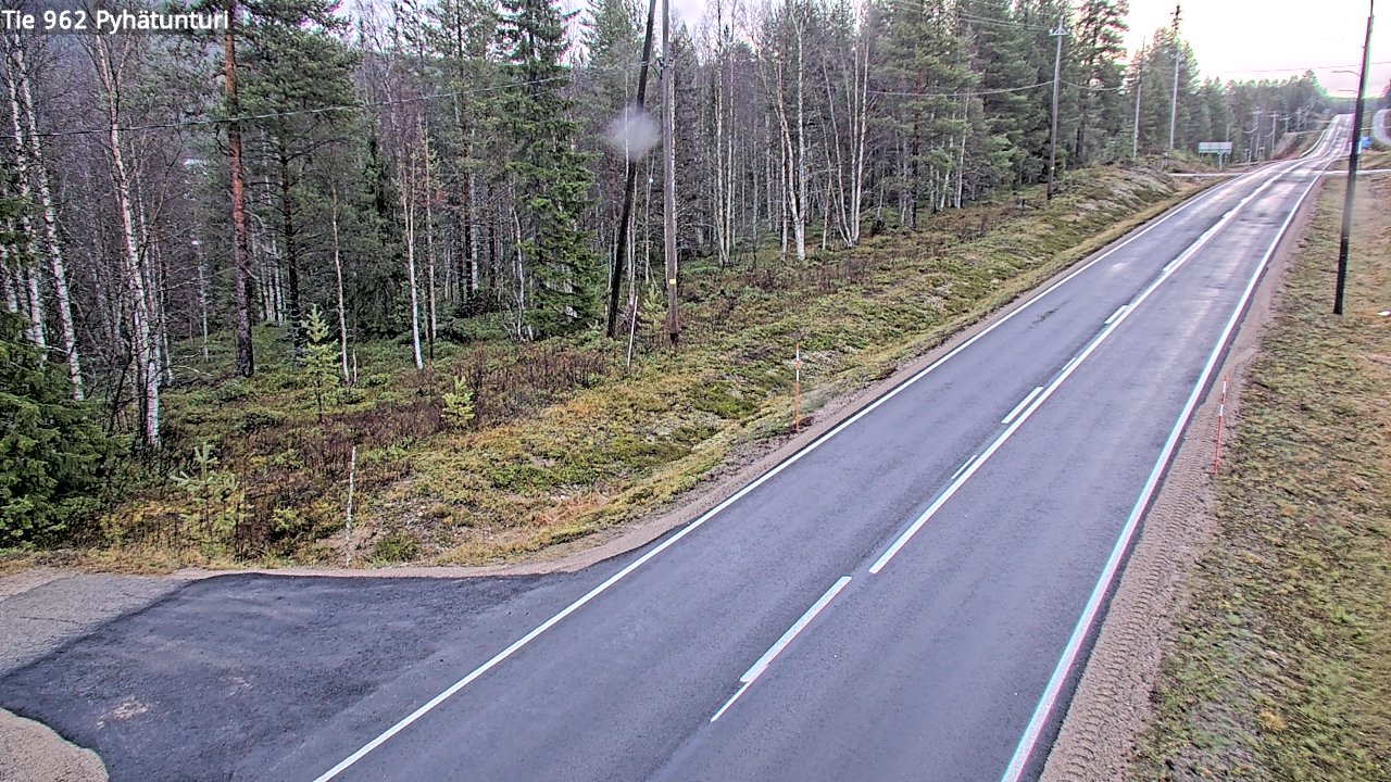 Kelikamerat Kuva Tie 962 Pelkosenniemi Pyhätunturi, Pelkosenniemi, Lappi