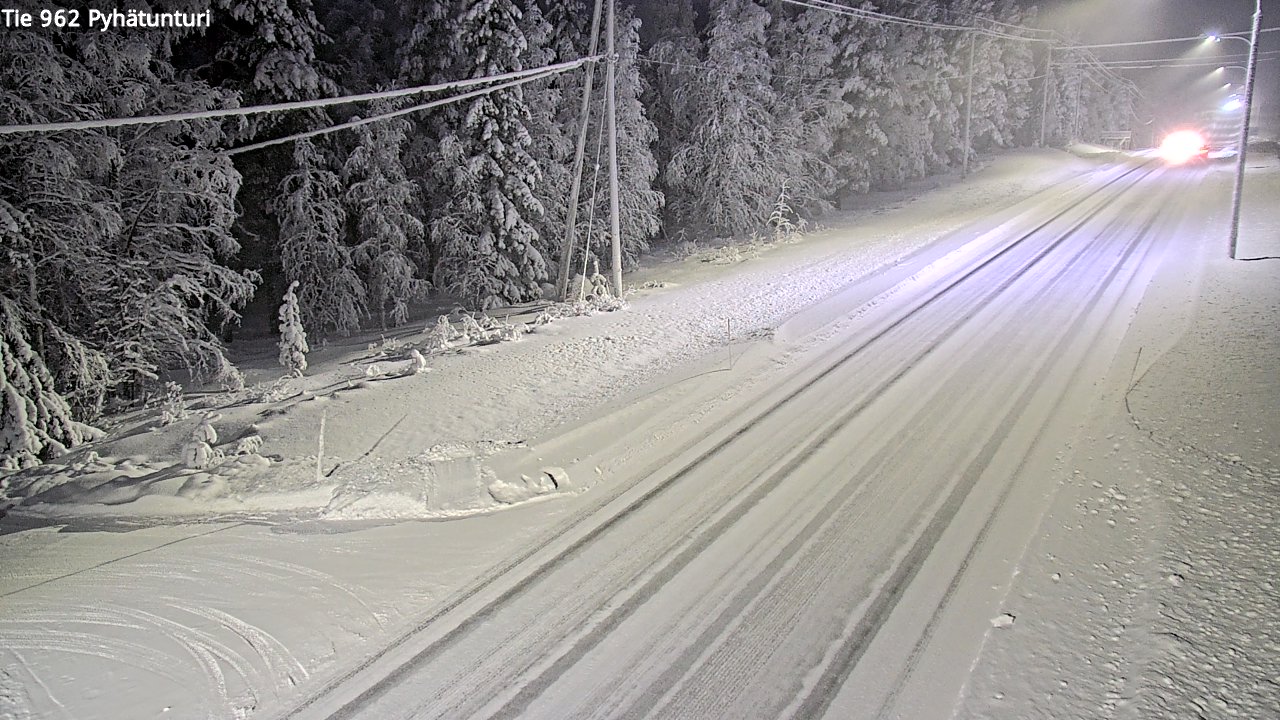 Kelikamerat Kuva Tie 962 Pelkosenniemi Pyhätunturi, Pelkosenniemi, Lappi