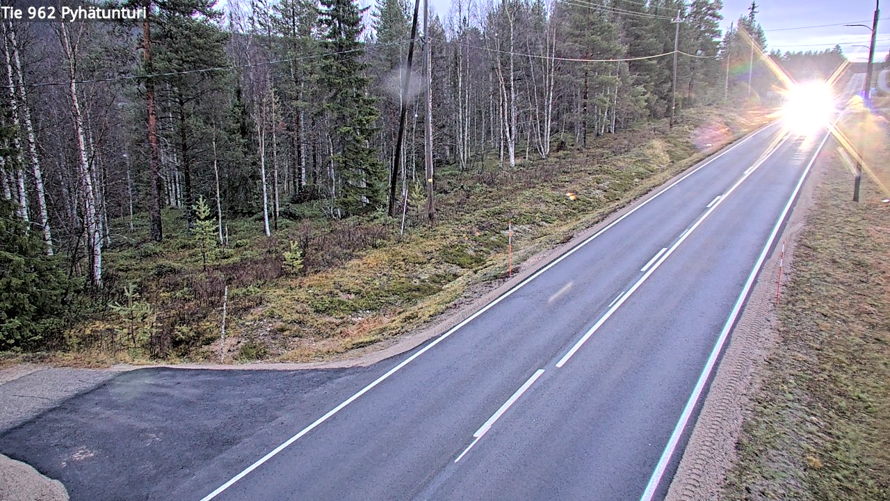 Kelikamerat Kuva Tie 962 Pelkosenniemi Pyhätunturi, Pelkosenniemi, Lappi