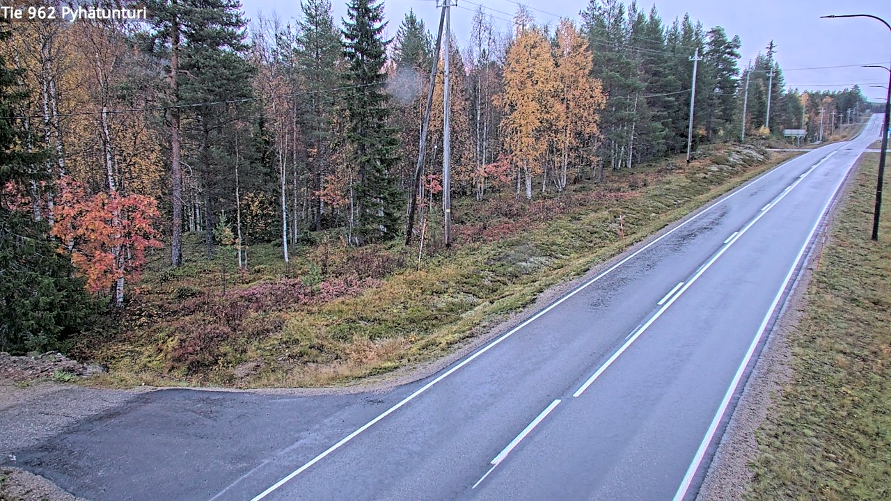 Kelikamerat Kuva Tie 962 Pelkosenniemi Pyhätunturi, Pelkosenniemi, Lappi