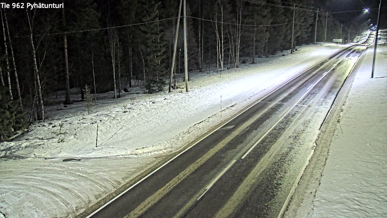 Kelikamerat Kuva Tie 962 Pelkosenniemi Pyhätunturi, Pelkosenniemi, Lappi