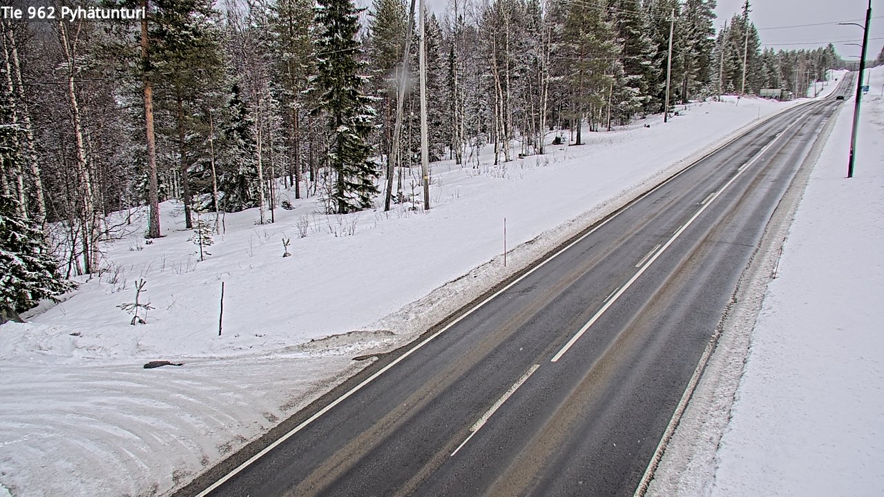 Kelikamerat Kuva Tie 962 Pelkosenniemi Pyhätunturi, Pelkosenniemi, Lappi