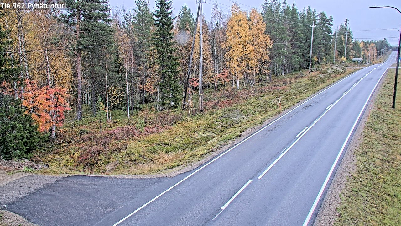 Kelikamerat Kuva Tie 962 Pelkosenniemi Pyhätunturi, Pelkosenniemi, Lappi