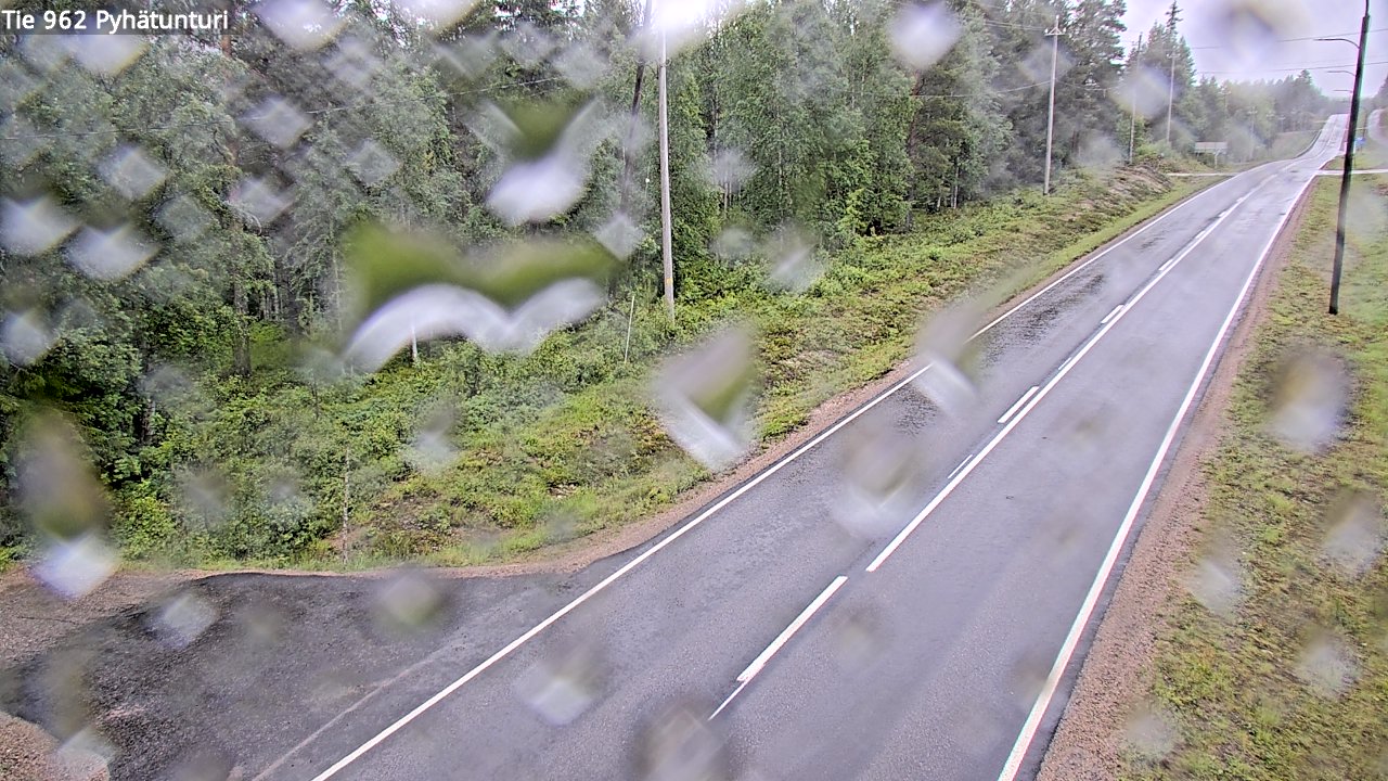 Weather Camera Image Road 962 Pelkosenniemi Pyhätunturi, Pelkosenniemi, Lappi