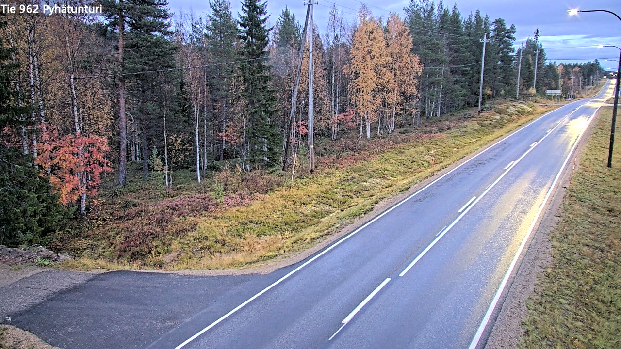 Kelikamerat Kuva Tie 962 Pelkosenniemi Pyhätunturi, Pelkosenniemi, Lappi