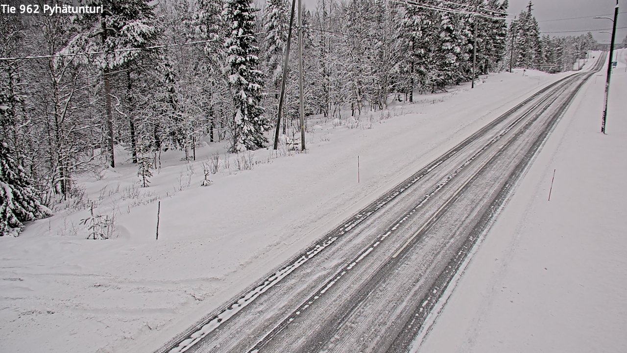 Kelikamerat Kuva Tie 962 Pelkosenniemi Pyhätunturi, Pelkosenniemi, Lappi