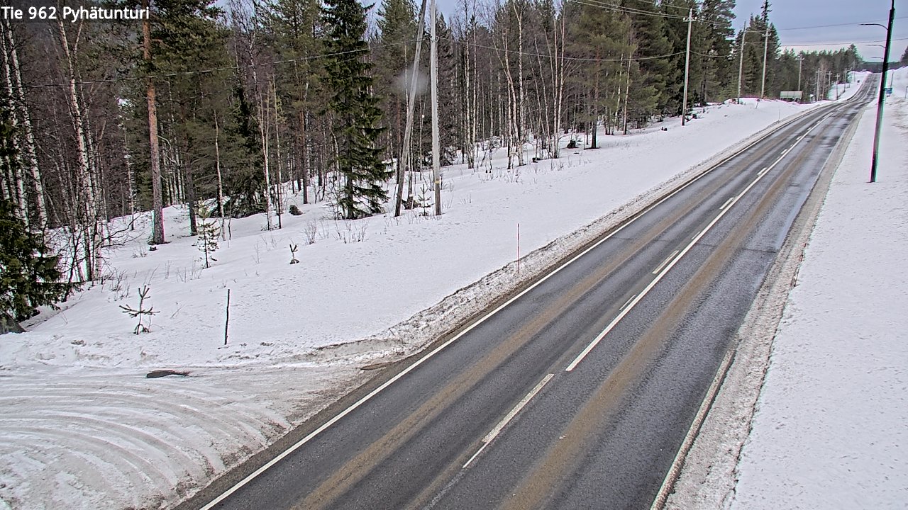 Kelikamerat Kuva Tie 962 Pelkosenniemi Pyhätunturi, Pelkosenniemi, Lappi