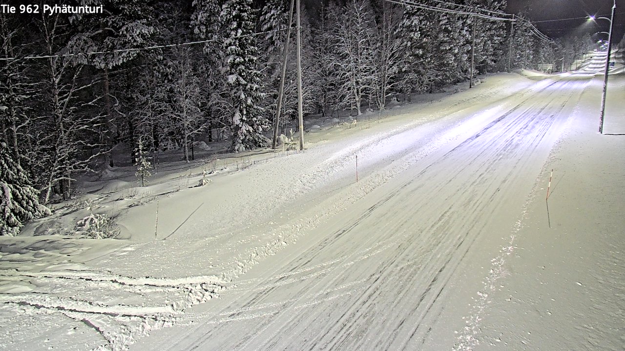 Kelikamerat Kuva Tie 962 Pelkosenniemi Pyhätunturi, Pelkosenniemi, Lappi