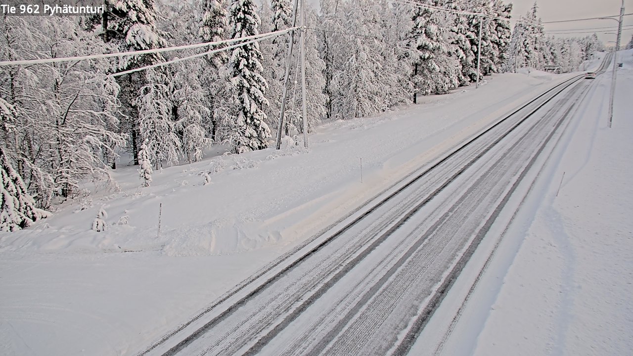 Kelikamerat Kuva Tie 962 Pelkosenniemi Pyhätunturi, Pelkosenniemi, Lappi