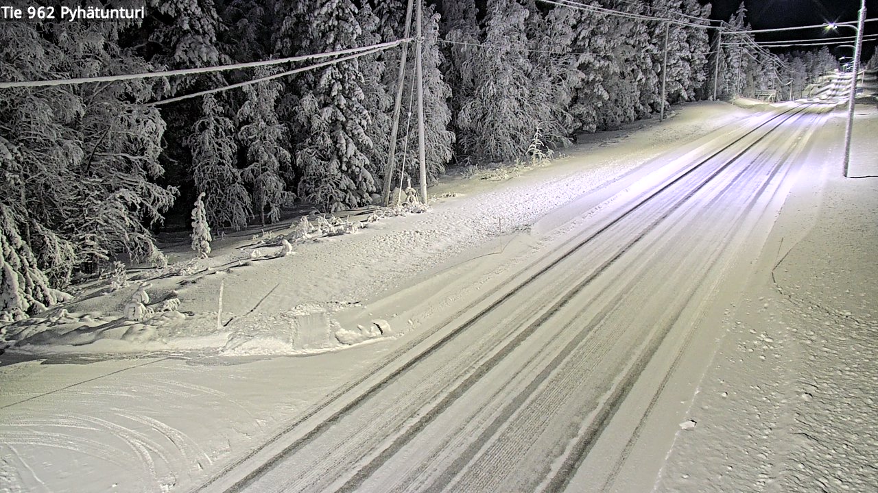 Kelikamerat Kuva Tie 962 Pelkosenniemi Pyhätunturi, Pelkosenniemi, Lappi