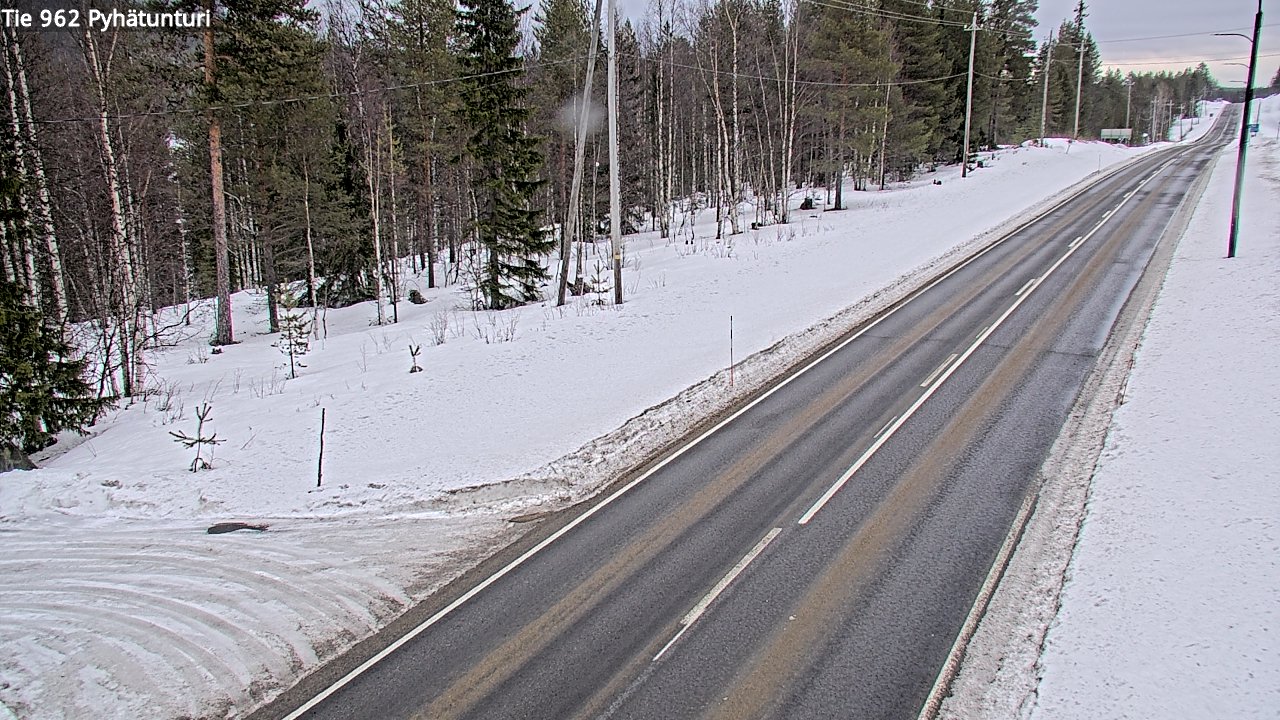Kelikamerat Kuva Tie 962 Pelkosenniemi Pyhätunturi, Pelkosenniemi, Lappi