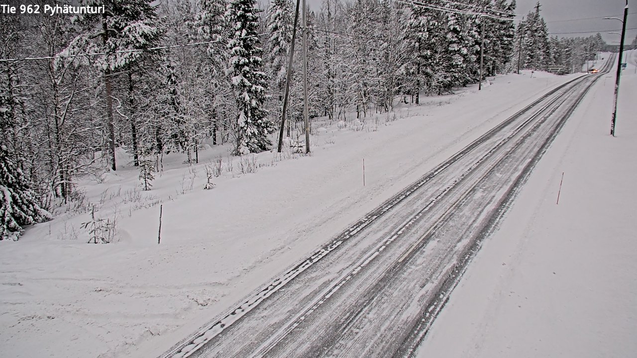 Kelikamerat Kuva Tie 962 Pelkosenniemi Pyhätunturi, Pelkosenniemi, Lappi
