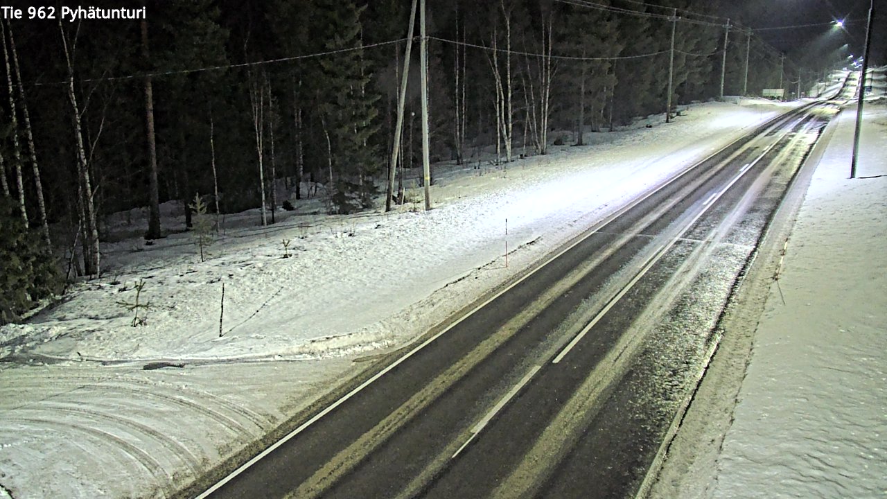 Kelikamerat Kuva Tie 962 Pelkosenniemi Pyhätunturi, Pelkosenniemi, Lappi